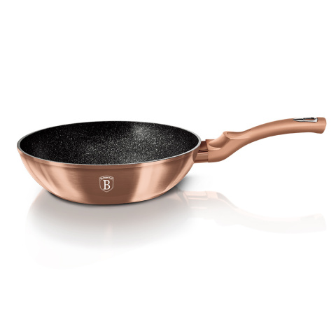 Patelnia Wok 28cm powłoka marmurowa BerlingerHaus BH-1512 Rose Gold Patelnia Wok 28cm powłoka marmurowa BerlingerHaus BH-1512 Rose Gold