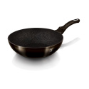 Patelnia Wok 28cm powłoka marmurowa Berlinger Haus BH-6610 Shiny Black