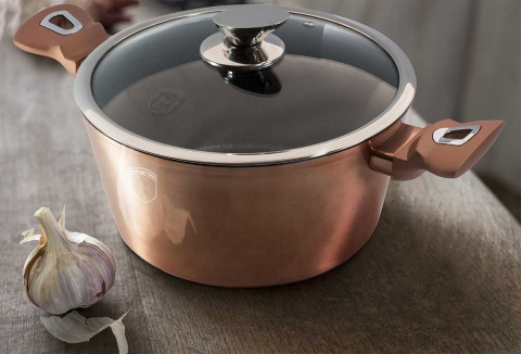 Garnek 8L z pokrywką 30cm miedziany BerlingerHaus BH-6194 Garnek 8L z pokrywką 30cm miedziany BerlingerHaus BH-6194