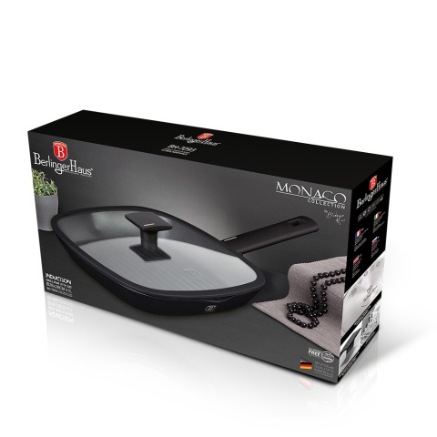 Patelnia grilowa BerlingerHaus Monaco/ Black Rose Collection BH-7093 Patelnia grilowa BerlingerHaus Monaco/ Black Rose Collection BH-7093