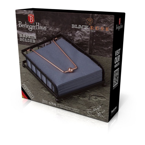 Serwetnik z dociskiem BerlingerHaus Black Rose BH-6768
