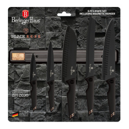 Zestaw noży kuchennych BerlingerHaus Kolekcja Black Rose/Kolekcja Monaco BH 2698