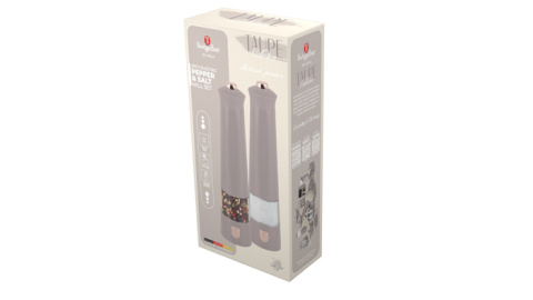 Elektryczne młynki 2 sztuki BerlingerHaus Taupe BH-9544 Elektryczne młynki 2 sztuki BerlingerHaus Taupe BH-9544