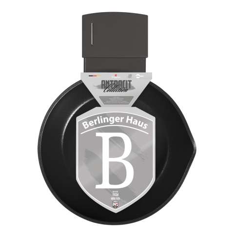 Mini patelnia 16cm BerlingerHaus Antracit BH-8136