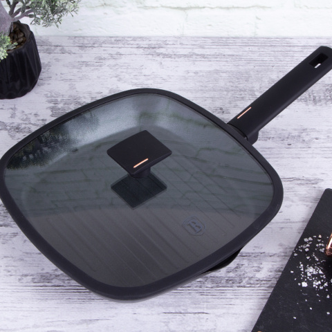 Patelnia grilowa BerlingerHaus Monaco/ Black Rose Collection BH-7093 Patelnia grilowa BerlingerHaus Monaco/ Black Rose Collection BH-7093