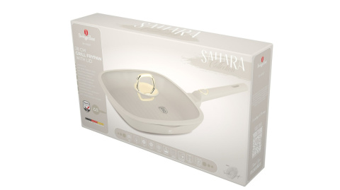 Patelnia grillowa 28 cm z pokrywką BerlingerHaus Sahara BH-8067
