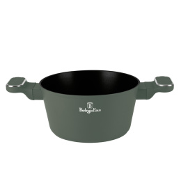 Garnek z pokrywką 20 cm z Kolekcji Matte Green BerlingerHaus BH-8200