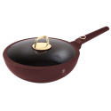 Patelnia wok z pokrywką 28cm BerlingerHaus Leonartdo BH-8034