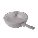 Patelnia wok z pokrywką 28cm BerlingerHaus Toupe BH-8094