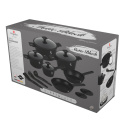 Zestaw 15 el. garnki, patelnie, akcesoria BerlingerHaus Matte Black BH-8198