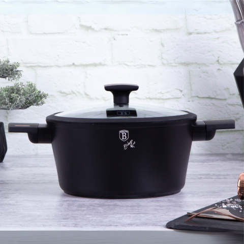 Garnek Tytanowy 24cm BerlingerHaus BH-7087 Monaco / Black Rose Collection Garnek Tytanowy 24cm BerlingerHaus BH-7087 Monaco / Black Rose Collection