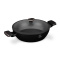 Garnek niski z pokrywką 28 cm Fashion TV FTV-0035 Matte Black- Rose Gold