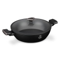 Garnek niski z pokrywką 30 cm Fashion TV FTV-0036 Matte Black- Rose Gold
