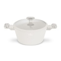 Garnek z pokrywką 24 cm BerlingerHaus Sahara Marble BH-8396