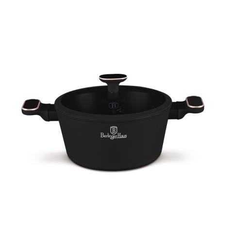Garnek z pokrywką 24cm BerlingerHaus BH- 8358 | Black Rose Collection Garnek z pokrywką 24cm BerlingerHaus BH- 8358 | Black Rose Collection