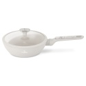 Głęboka patelnia z pokrywką 24 cm BerlingerHaus Sahara Marble BH-8390