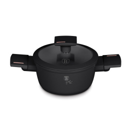 Mini garnek z pokrywką 14 cm BerlingerHaus Monaco/ Black Rose Collection BH- 8285
