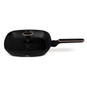 Patelnia grillowa z pokrywką 28 cm BerlingerHaus BH- 8355 | Black Rose Collection