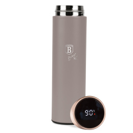 Termos z wyświetlaczem LED 0,5L BerlingerHaus BH-9677 Taupe