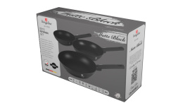 Zestaw 3 patelni BerlingerHaus BH-8195 Matte Black