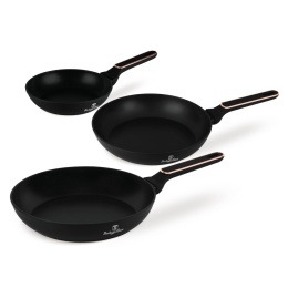 Zestaw 3 patelni BerlingerHaus BH- 8360 | Black Rose Collection