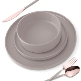 Zestaw obiadowy 18 el. BerlingerHaus BH-10006 Taupe Collection