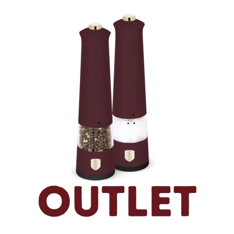 Elektryczny młynrk do pieprzu i soli BerlingerHaus Leonardo BH-9555 | OUTLET Elektryczny młynrk do pieprzu i soli BerlingerHaus Leonardo BH-9555 | OUTLET
