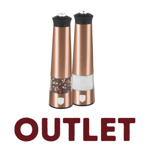 Elektryczne młynki 2 szt do pieprzu i soli BerlingerHaus Rose Gold BH-9500 | OUTLET
