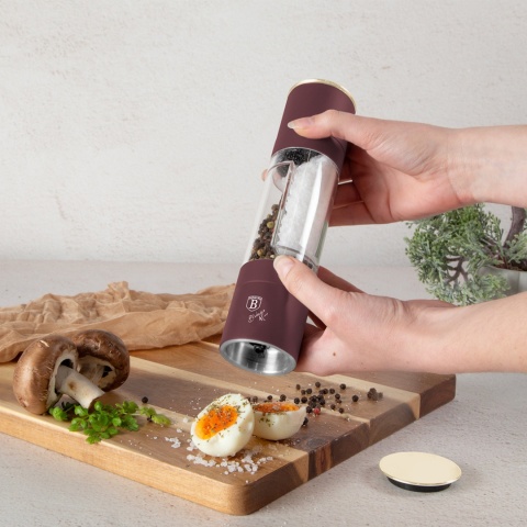 Elektryczny młynek do pieprzu i soli 2 w 1 BerlingerHaus Leonardo Collection BH-8581