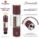 Elektryczny młynek do pieprzu i soli 2 w 1 BerlingerHaus Leonardo Collection BH-8581