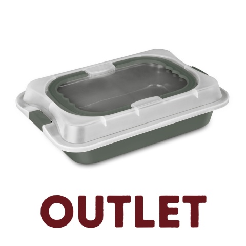 Forma do pieczenia z przykrywą BerlingerHaus Matte Green BH-8637 | OUTLET Forma do pieczenia z przykrywą BerlingerHaus Matte Green BH-8637 | OUTLET