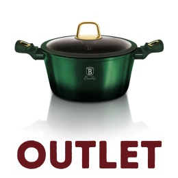Garnek z pokrywką 20 cm tytanowa powłoka BerlingerHaus BH-6057 Emerald | OUTLET