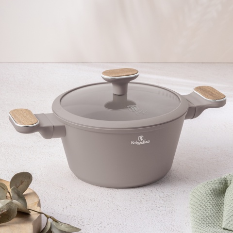 Garnek z pokrywką 20cm BerlingerHaus BH-8338 Taupe Nordic Garnek z pokrywką 20cm BerlingerHaus BH-8338 Taupe Nordic