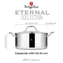 Garnek z pokrywką 24 cm BerlingerHaus Eternal Collection BH-8509