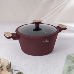 Garnek z pokrywką 24cm BerlingerHaus Leonardo Nordic BH-8301