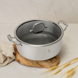 Garnek z pokrywką 28 cm BerlingerHaus Eternal Collection BH-8510