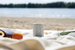 Głośnik Bluetooth z torbą podróżną FashionTV FTV-0116 Matte Cream Gold Collection