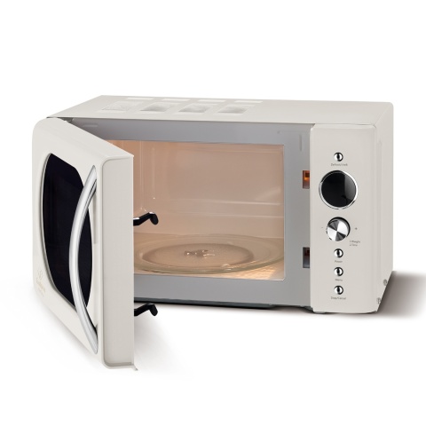 Kuchenka mikrofalowa 20 L FashionTV FTV-0122 Matte Cream-Gold Kuchenka mikrofalowa 20 L FashionTV FTV-0122 Matte Cream-Gold