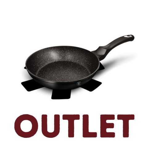 Patelnia 20 cm z powłoką marmurową Berlinger Haus Black Silver BH-1843 | Outlet Patelnia 20 cm z powłoką marmurową Berlinger Haus Black Silver BH-1843 | Outlet