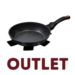 Patelnia 20 cm z powłoką marmurową Black Rose BerlingerHaus BH-1633 | OUTLET