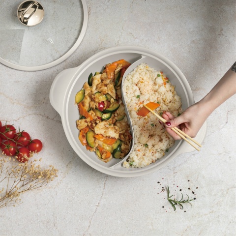 Płytki garnek typu Hot Pot 30cm BerlingerHaus BH- 8628 Sahara Collection