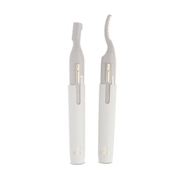 Podgrzewana zalotka do rzęs + golarka elektryczna 2w1 FashionTV FTV-0135 Matte Cream-Gold