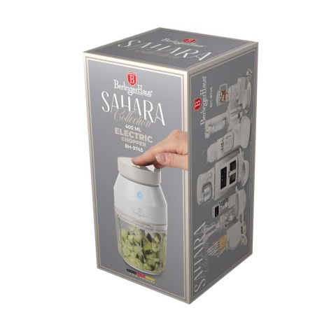 Elektryczny siekacz bezprzewodowy – 400 ml BerlingerHaus BH-9745 Sahara Collection Elektryczny siekacz bezprzewodowy – 400 ml BerlingerHaus BH-9745 Sahara Collection