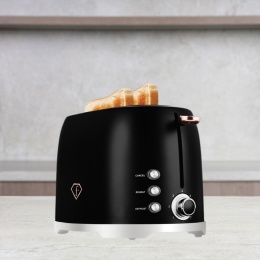 Toster Matte Black Fashion TV by BerlingerHaus FTV-0111