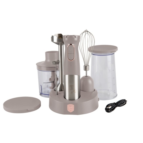 Bezprzewodowy | Wielofunkcyjny blender ręczny BerlingerHaus Taupe Collection BH-9558