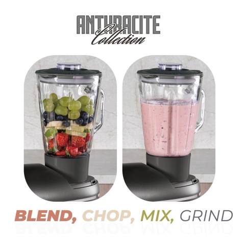 Wielofunkcyjny robot kuchenny Antracit Collection BerlingerHaus BH-9533