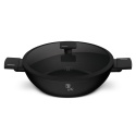 Wok z pokrywką 30 cm Matte Black BerlingerHaus BH-8182