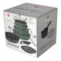 Zestaw garnków 12el. z odpinaną rączką BerlingerHaus Matte Green Collection BH-8423