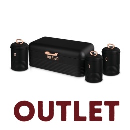 Chlebak z 3 pojemnikami Black rose BH-6753 | OUTLET