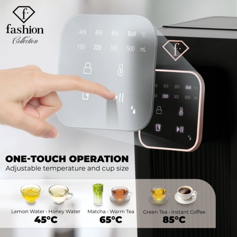 Dyspenser Gorącej Wody 2 w 1 – Black Rose Gold | FashionTV FTV-0187